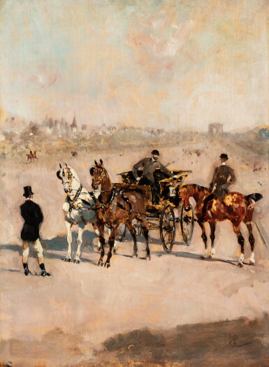 View full screen - View 1 of Lot 129. La rencontre, avenue du Bois.
