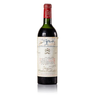 View full screen - View 1 of Lot 198. Château Mouton Rothschild 1962 (1 BT).