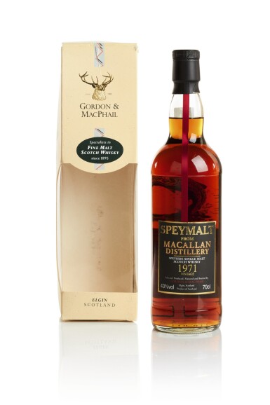 View full screen - View 1 of Lot 28. Macallan Speymalt Gordon & MacPhail 43.0 abv 1971 .