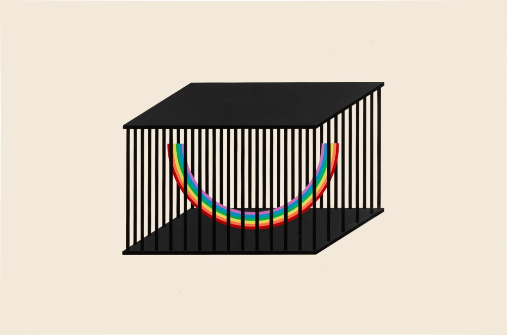 View full screen - View 1 of Lot 202. Rainbow in a Cage.