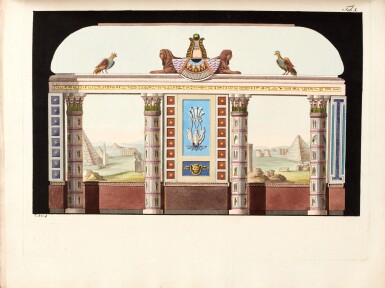 View full screen - View 1 of Lot 420. Magazin pour les gens de gout, Leipzig, 1800, contemporary calf backed boards.