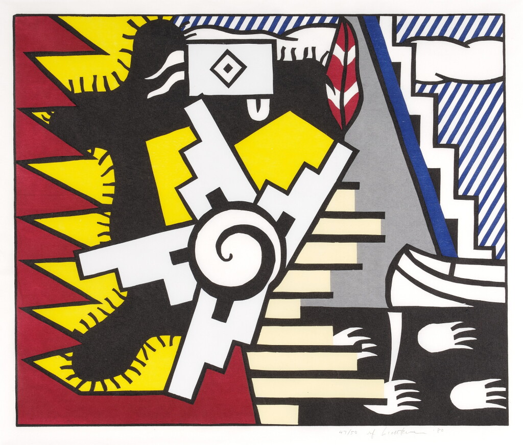 View full screen - View 1 of Lot 86. American Indian Theme II (C. 161).