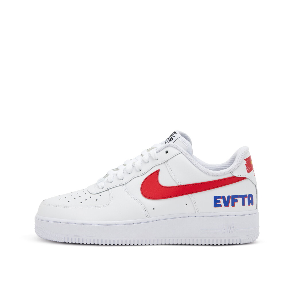 View full screen - View 1 of Lot 70. NikeiD Air Force 1 Low ‘EVFTA’ | Size 9 .
