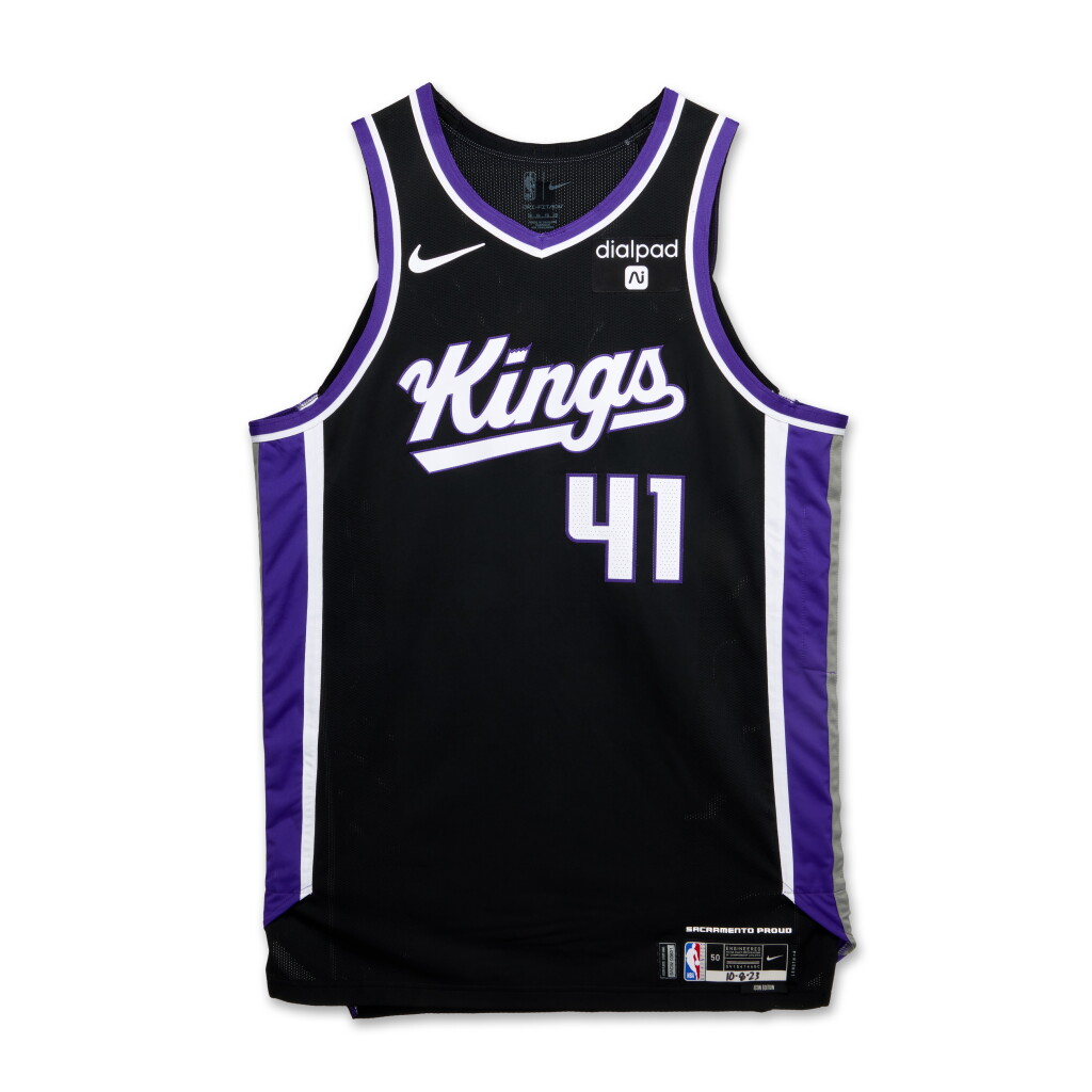 View full screen - View 1 of Lot 205. Trey Lyles Sacramento Kings 2023-2024 Game Issued Statement Edition Jersey.