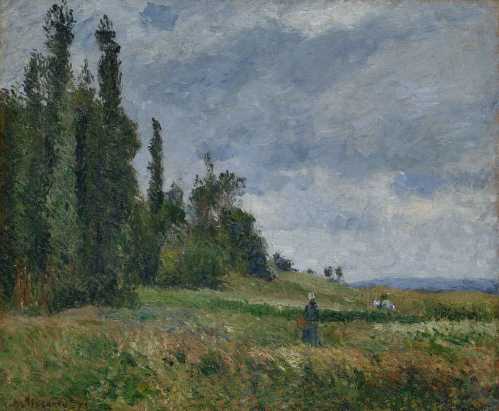 View full screen - View 1 of Lot 226. Paysage à Pontoise, temps gris.