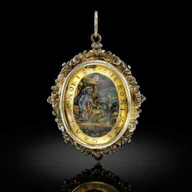 View full screen - View 1 of Lot 270. Devotional Jewel of St. Jerome.