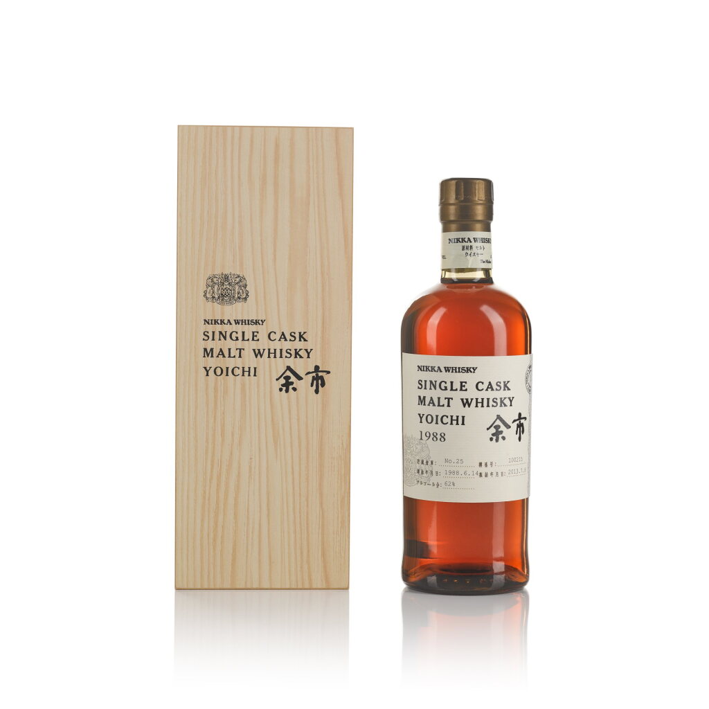 View full screen - View 1 of Lot 153. 余市 Nikka Yoichi Single Cask #100215 62.0 abv 1988 (1 BT 70cl).