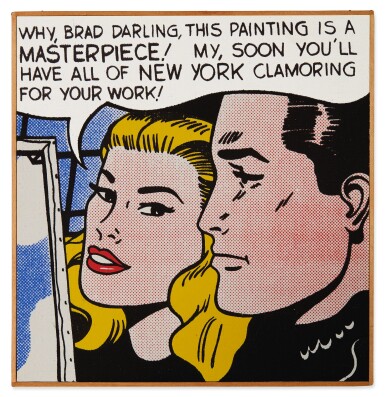 View full screen - View 1 of Lot 5. Roy Lichtenstein, ‘Masterpiece’, 1962.