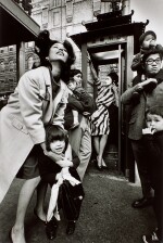 JEANLOUP SIEFF | 'FASHION FOR HARPER'S BAZAAR WITH CHINA MACHADO, JIMMY MOORE, HIRO AND CHILDREN', NEW YORK, 1964