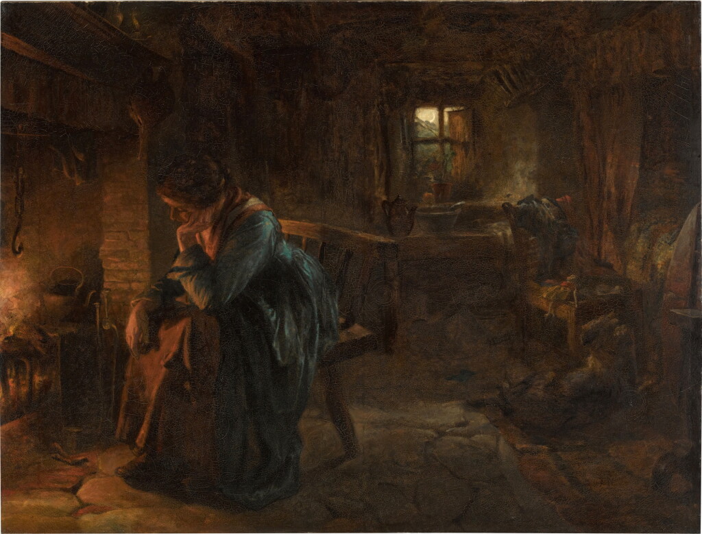 View full screen - View 1 of Lot 847. A cottage interior, North Wales.