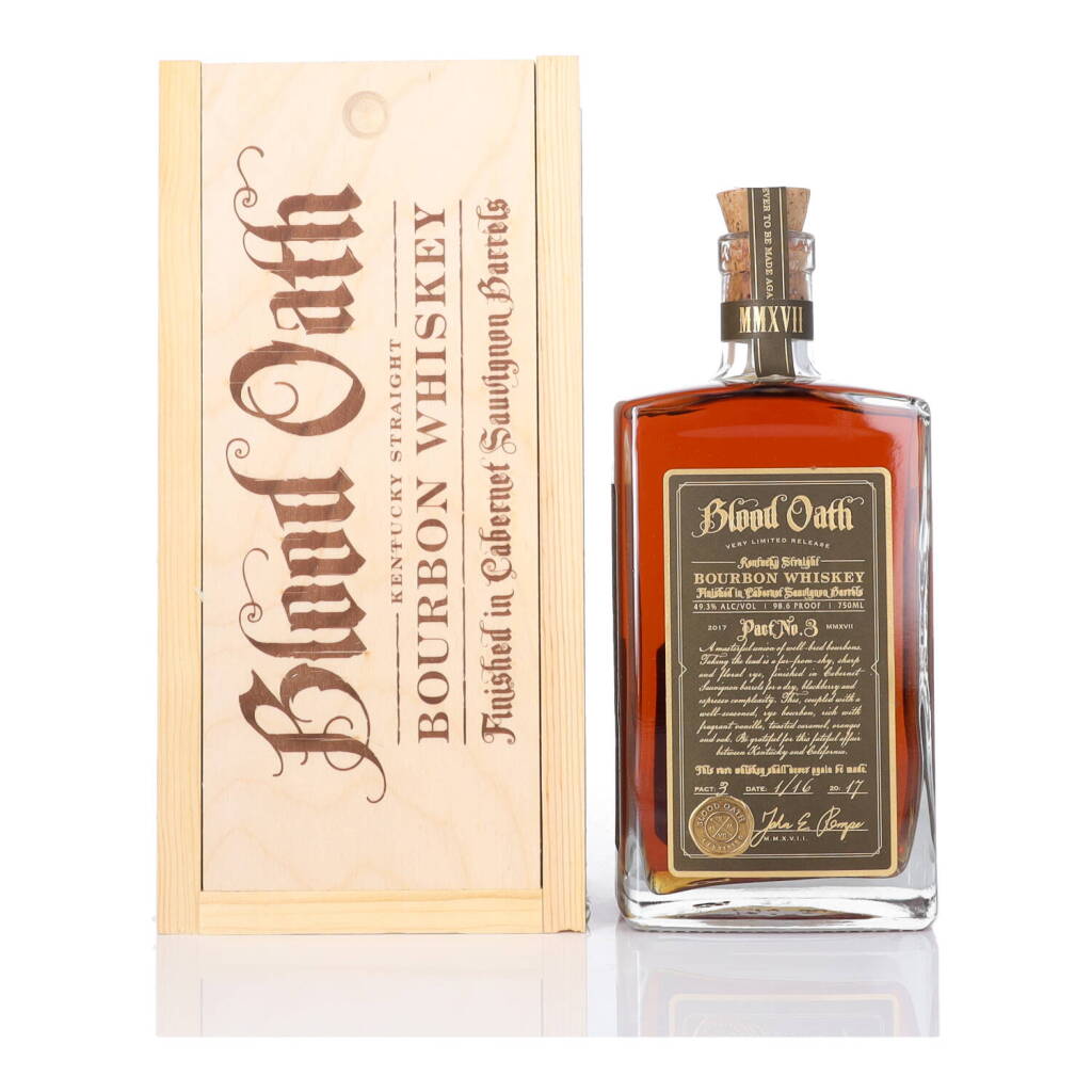 View full screen - View 1 of Lot 190. Blood Oath Pact No.3 49.3 abv NV (1 BT 75cl).