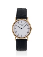 PATEK PHILIPPE | REF 3520/D YELLOW GOLD WRISTWATCH WITH 'CLOUS DE PARIS' BEZEL MADE IN 2000