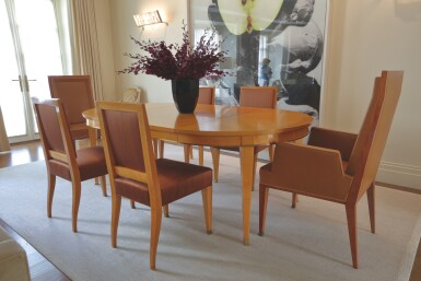 View full screen - View 1 of Lot 104. JACQUES QUINET | DINING TABLE.