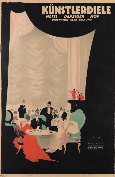 View full screen - View 1 of Lot 136. Künstlerdiele Hotel Danziger.