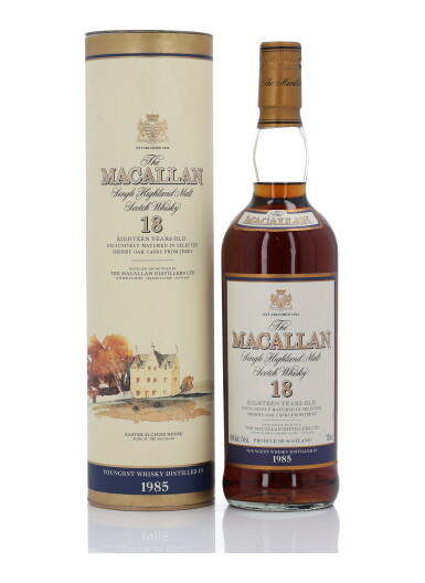 View full screen - View 1 of Lot 22. The Macallan 18 Year Old Sherry Oak 43.0 abv 1985 (1 Bottle 75cl).