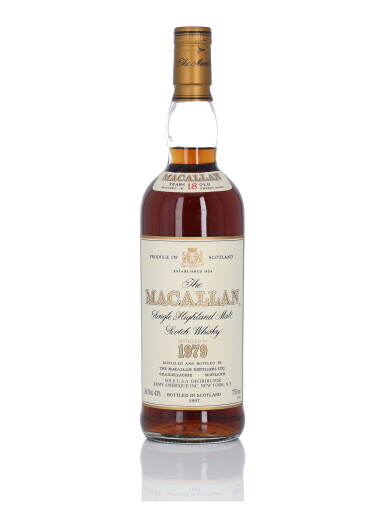 View full screen - View 1 of Lot 14. The Macallan 18 Year Old 43.0 abv 1979 (1 BT 75cl).