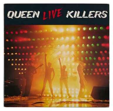 View full screen - View 1 of Lot 92. Queen | "Live Killers" signed by the band.