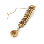 Oscar Massin | Châtelaine et montre de col émail et or | Enamel and gold chatelaine pocket watch