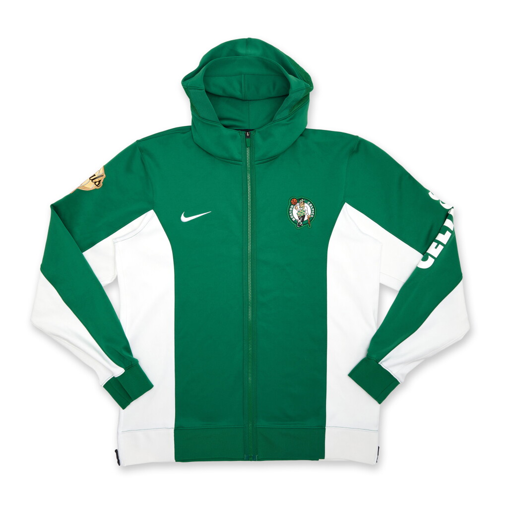 Voir en plein écran - Voir 1 du lot 23. Derrick White Boston Celtics 2024 NBA Finals Game Worn Warm Up Jacket | Game 2 .