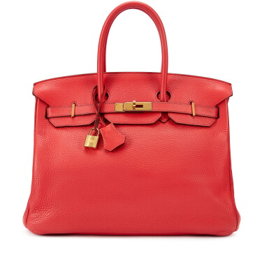 View full screen - View 1 of Lot 5579. Bougainvillier Clemence Birkin 35 Gold Hardware, 2009.