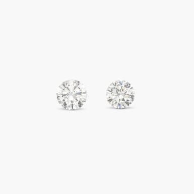 View full screen - View 1 of Lot 120. Two Unmounted Diamonds weighing 1.23 and 1.50 carats.