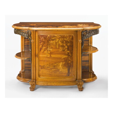 View full screen - View 1 of Lot 113. ÉMILE GALLÉ | AN IMPORTANT CABINET FROM THE GALLÉ FAMILY COLLECTION.