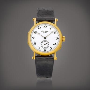 View full screen - View 1 of Lot 2195. Reference 3960 A limited edition yellow gold wristwatch, Made to commemorate the 150th anniversary of Patek Philippe, Circa 1989 | 百達翡麗 | 型號3960 限量版黃金腕錶,為百達翡麗 150 週年而製,約1989年製.