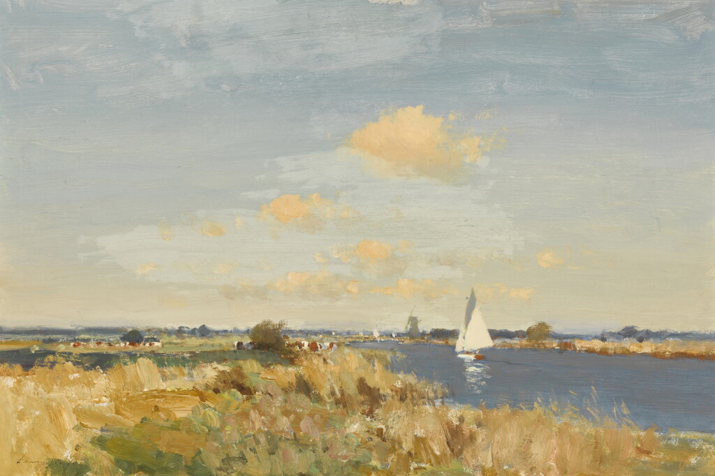 View full screen - View 1 of Lot 629. The Bure near Upton .