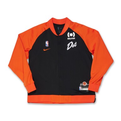 View full screen - View 1 of Lot 200. Simone Fontecchio Detroit Pistons 2024-2025 City Edition Warmup Set.