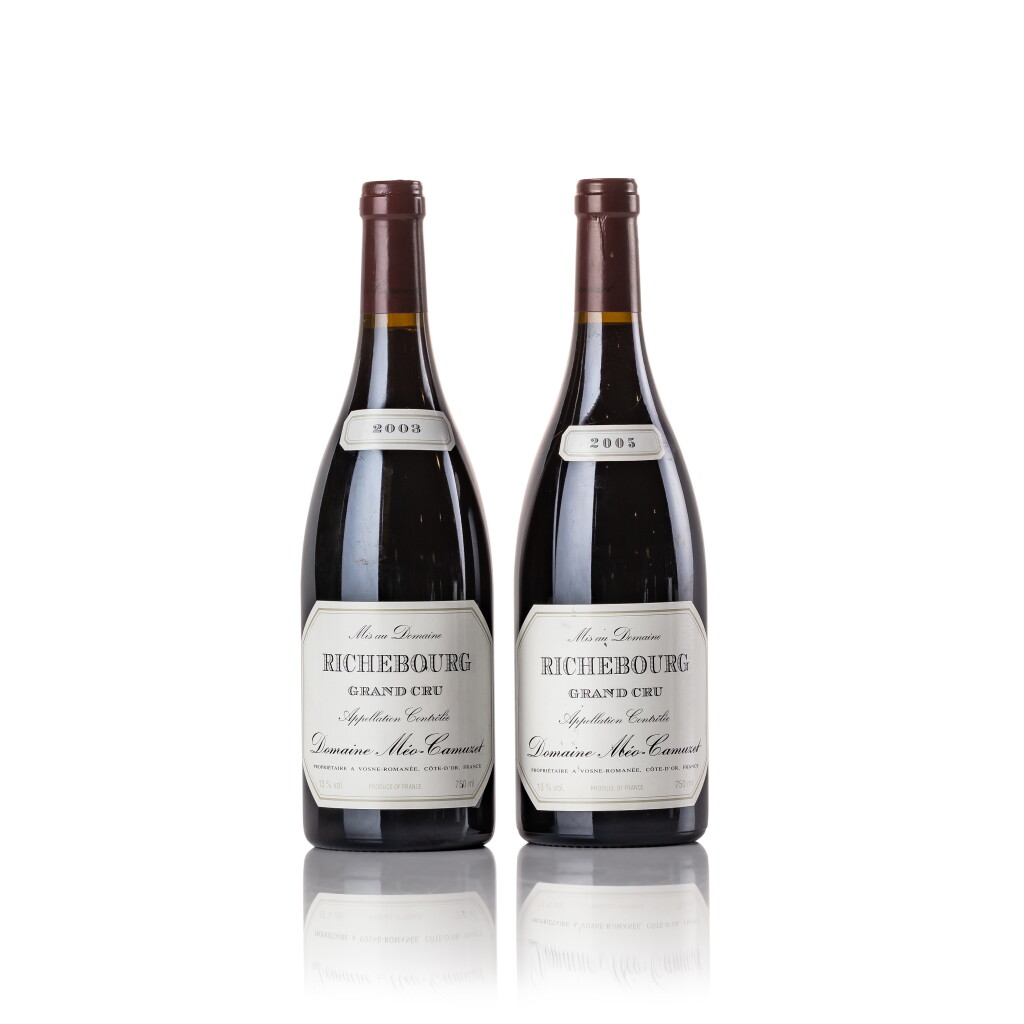 View full screen - View 1 of Lot 141. 2003 & 2005 Assortment Richebourg Méo-Camuzet (2 BT).