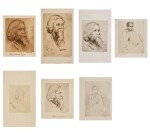 Six Portraits of Rabindranath Tagore; Portrait of Abanindranath Tagore