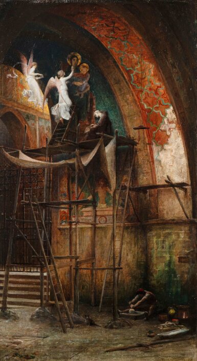 View full screen - View 1 of Lot 206. Angelo pittore.