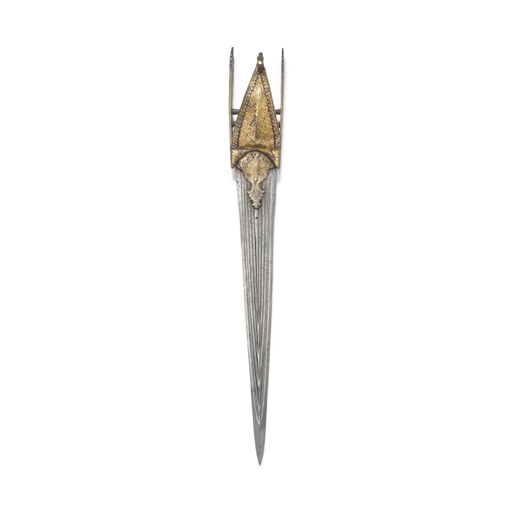 View full screen - View 1 of Lot 155. A hooded punch-dagger (katar), probably Vijayanagara, South India, 16th century.