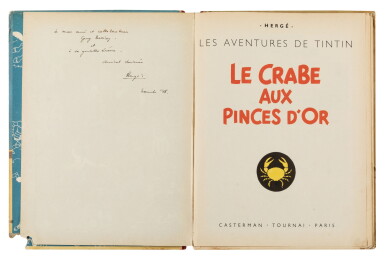 View full screen - View 1 of Lot 193. Ensemble de 10 albums dédicacés à Guy Dessicy, à sa femme ou leurs enfants. 1947-1953..