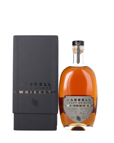 View full screen - View 1 of Lot 267. Barrell Craft Spirits 25 Year Old Cask Strength 111.2 proof NV (1 BT75).