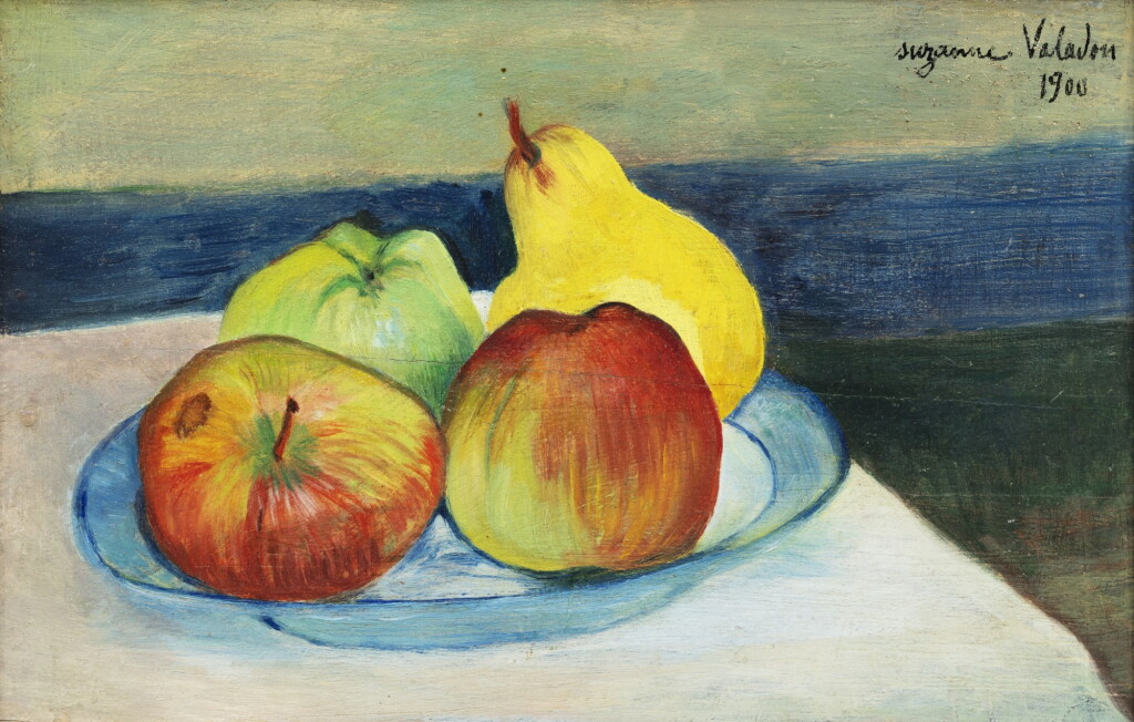 View full screen - View 1 of Lot 17. Nature morte aux pommes et à la poire.