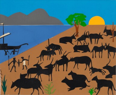 View full screen - View 1 of Lot 322. Cattle of the Sun God.