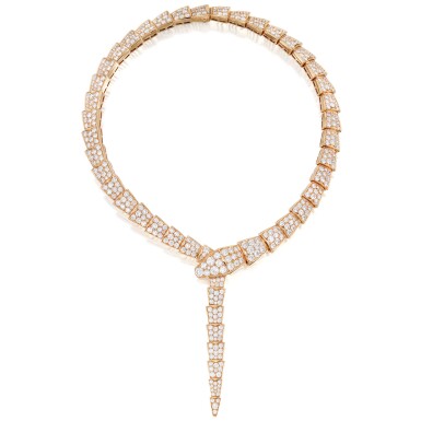 View full screen - View 1 of Lot 1779. BULGARI | 'SERPENTI' DIAMOND NECKLACE 寶格麗 | 'Serpenti' 鑽石項鏈.