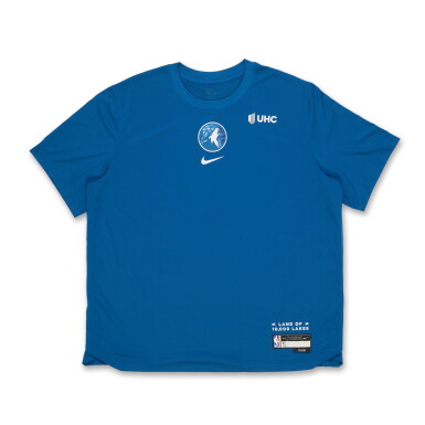 View full screen - View 1 of Lot 34. Anthony Edwards Minnesota Timberwolves 2023-2024 City Edition Warmup Top.