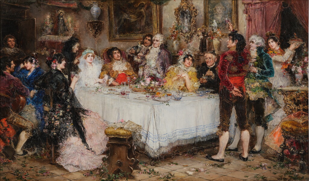 View full screen - View 1 of Lot 638. The Wedding Feast.