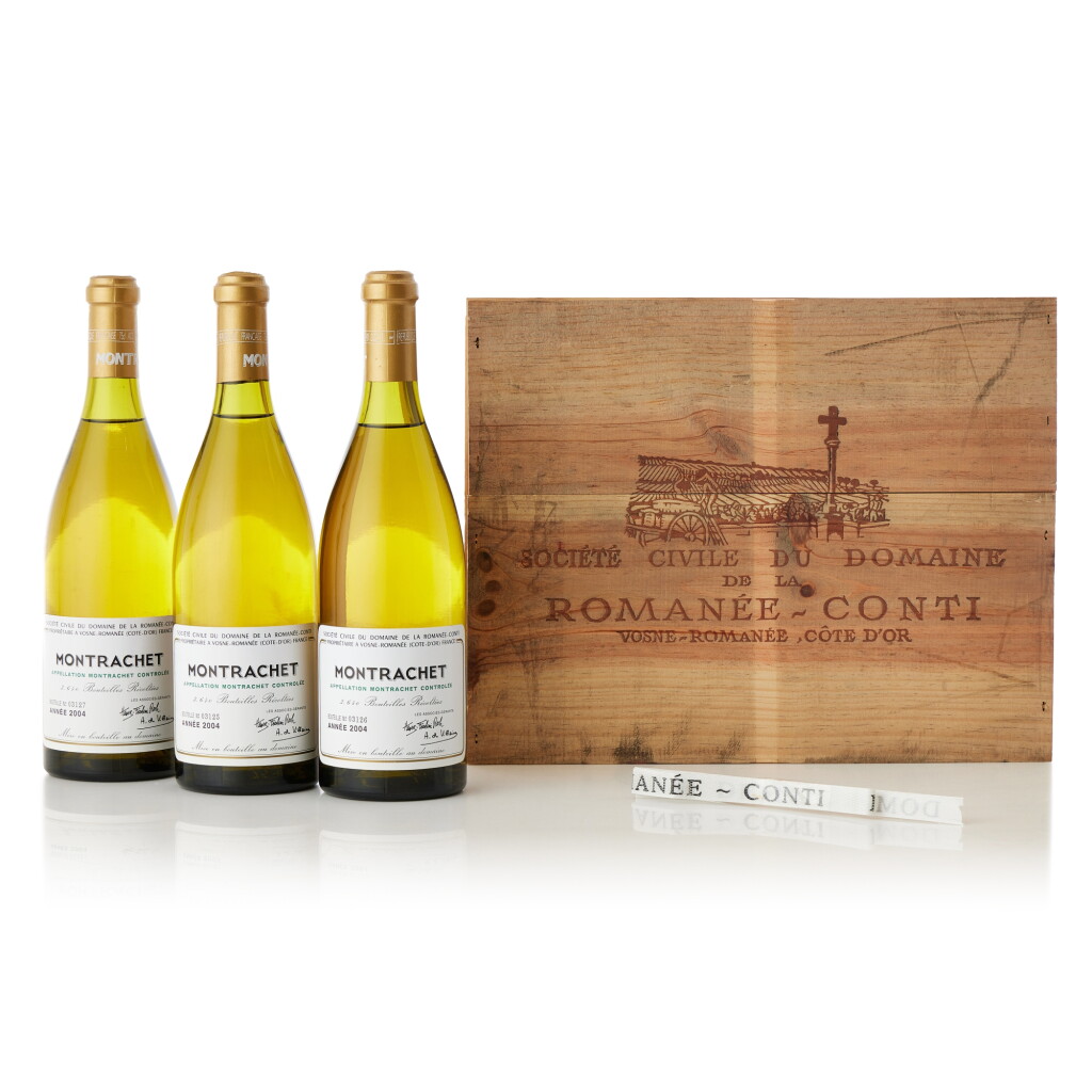 View full screen - View 1 of Lot 7089. Montrachet 2004 Domaine de la Romanée-Conti (3 BT).
