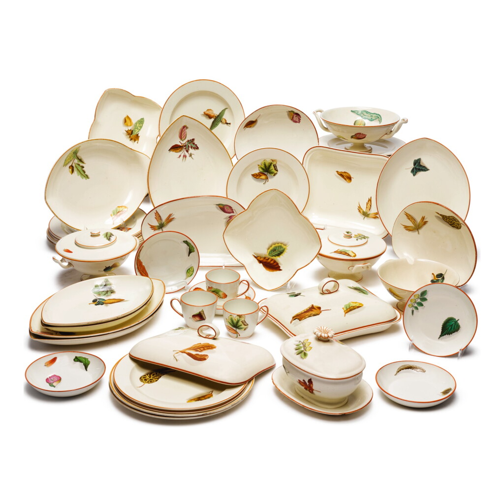 View full screen - View 1 of Lot 727. AN ASSEMBLED WEDGWOOD CREAMWARE PART-SERVICE, EARLY 19TH CENTURY.