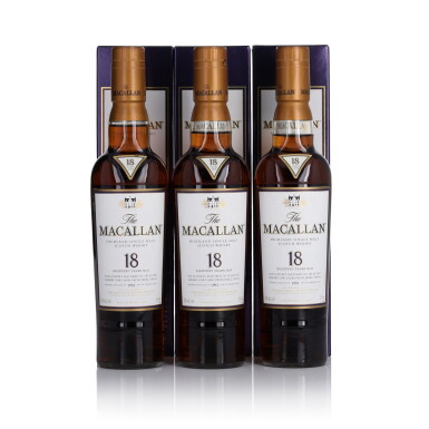 View full screen - View 1 of Lot 39. The Macallan 18 Year Old 43.0 abv 1991 (3 BT 37cl).