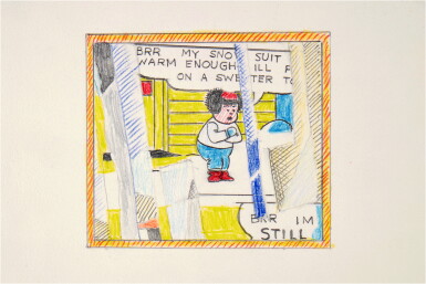View full screen - View 1 of Lot 501. Reflections on "Nancy" (Study).