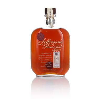 View full screen - View 1 of Lot 1147. Jefferson's Presidential Select Bourbon 21 Year Old 94 proof NV (1 bt 75cl).
