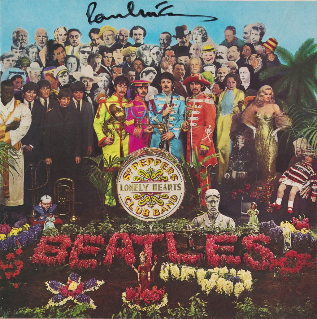 View full screen - View 1 of Lot 62. PAUL McCARTNEY | Sgt. Peppers Lonely Hearts Club Band, signed album sleeve.