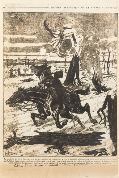 View full screen - View 1 of Lot 41. Important dossier sur la défense de Céline, accusé de collaboration. Envoi, lettre et tapuscrit signé, adressés à son ami Lucien Descaves de Copenhague en 1947..