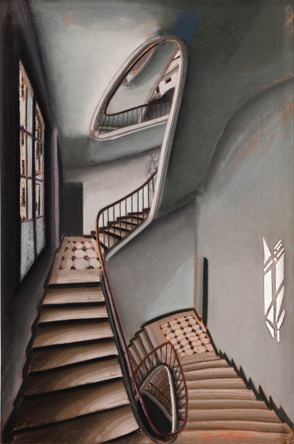 View full screen - View 1 of Lot 128. Escalier.