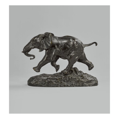 View full screen - View 1 of Lot 462. ANTOINE-LOUIS BARYE | ELEPHANT DU SENEGAL.