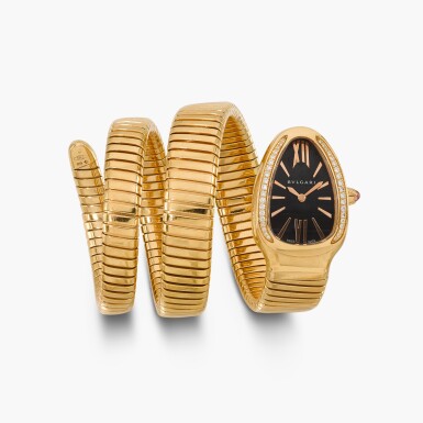 View full screen - View 1 of Lot 149. Bulgari Serpenti Diamond-set Watch.
